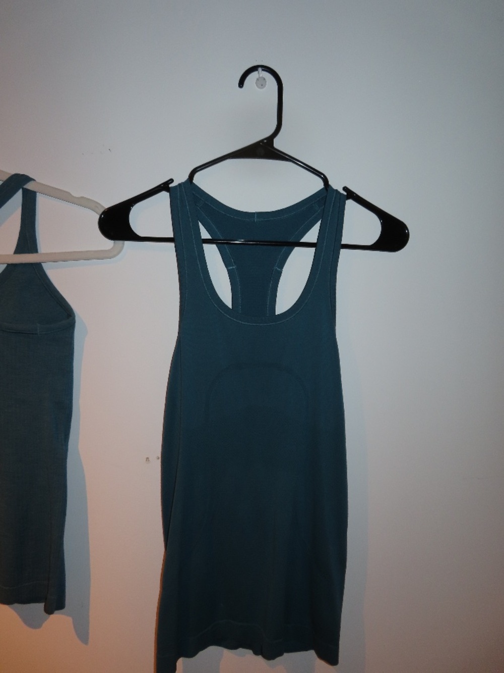 Blue razor back Lululemon tank top